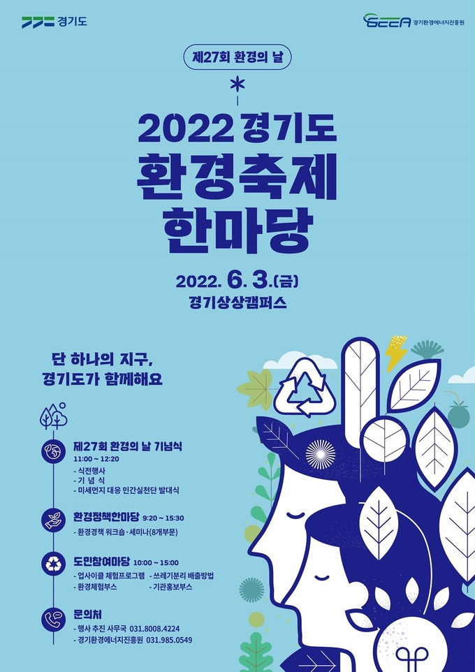 환경축제 한마당 홍보 포스터. (사진=경기도 제공)