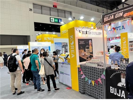 2022 태국 방콕 식품전시회 현장 (사진=경기도 제공)