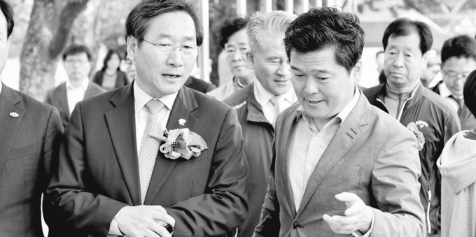 유정복 인천시장 재임시절 비서실장을 지내던 박종효 당선인