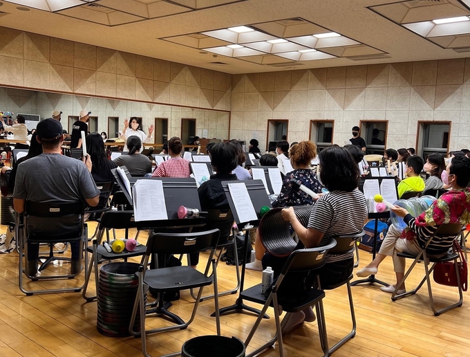 '시민정크오케스트라' 연습 현장. (사진=의정부문화재단 제공)