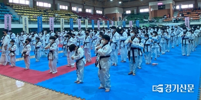 포천종합체육관에서 ‘제19회 경기도지사기 합기도대회’가 열리고 있다. (사진=포천시 제공)