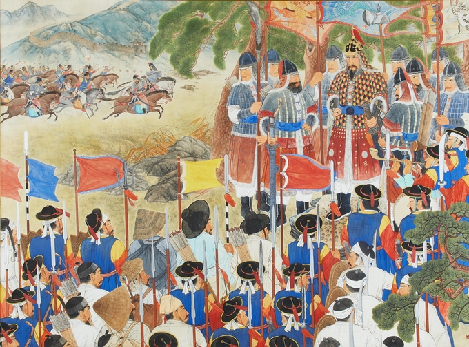 백마산성을 지킨 임경업 장군. (사진=전쟁기념관 제공)