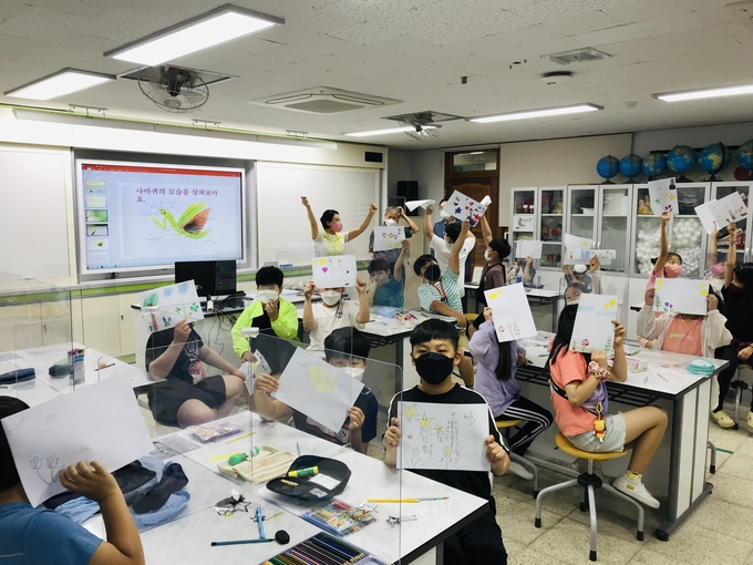  미추홀구 학교 숲 교육프로그램. ( 사진 = 미추홀구 제공 )