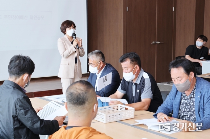 안성시 주민참여예산위원회 워크숍 현장(사진=안성시 제공)