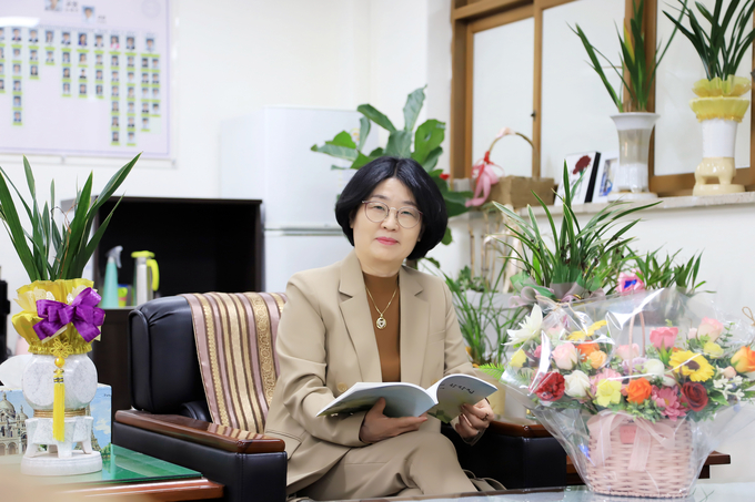  김애주 동남고등학교 교장. (사진=동남고등학교 제공)