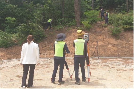 한국국토정보공사 경기남부지역본부 현장 안전 점검 및 모의훈련. (사진=한국국토정보공사 경기남부지역본부 제공)