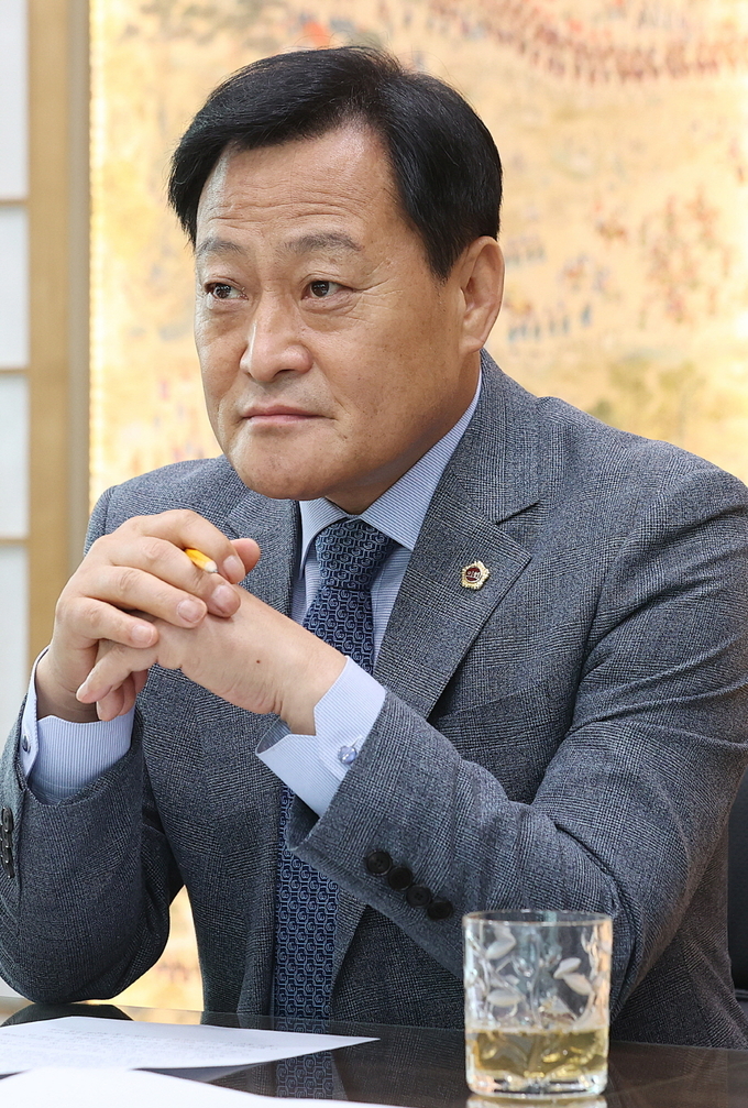 장현국 경기도의회 의장이 10대 도의회를 마무리하며 소회를 밝히고 있다. (사진=경기도의회 제공)