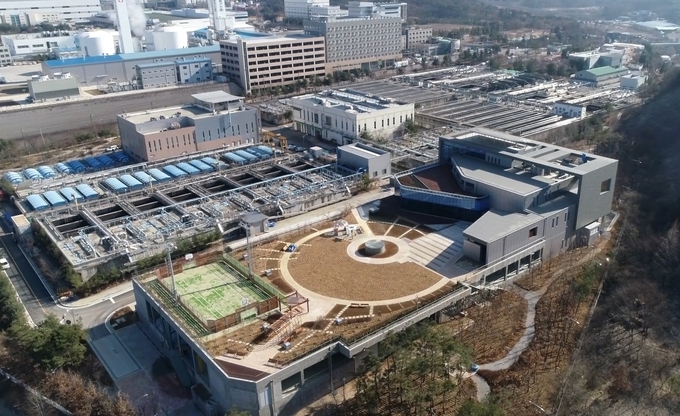 파주 LCD공공폐수처리시설 전경(사진=파주시 제공)