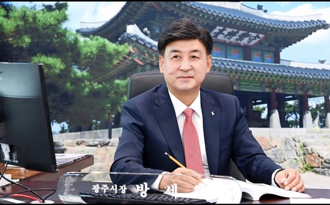 세계관악협회 컨퍼런스 유치를 위해 개최도시인 체코 프라하에 방문예정인 방세환 시장.(사진=광주시 제공)