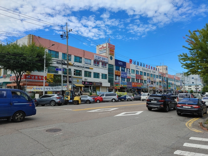 인천 남동산업용품상가 모습.