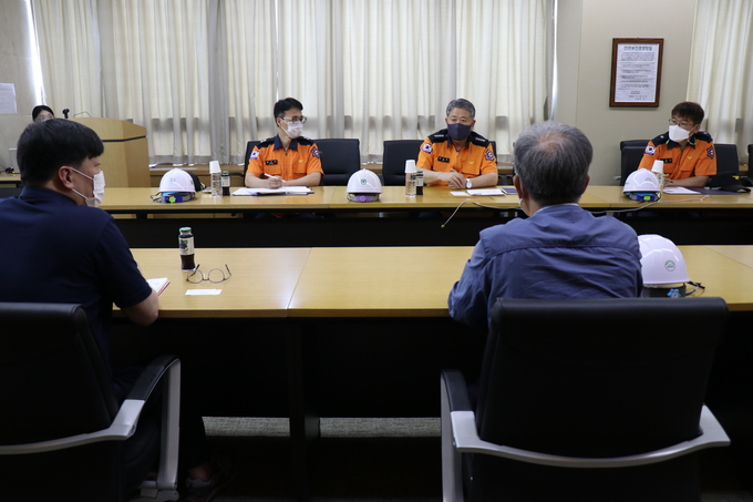 오산소방서, 발전소·도시철도 시설 화재안전관리 강화 추진 간담회(사진=오산소방서 제공)