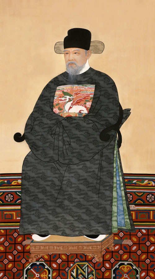 최진립 장군 초상화(김성우 작품). (자료=충의관 소장).