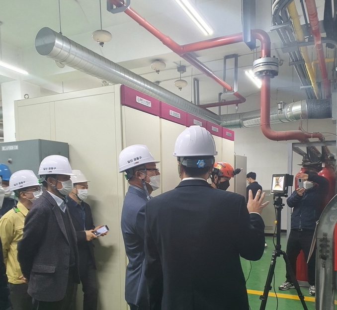 2021년도 국가안전대진단 실시 현장모습.(사진=고양시 제공)