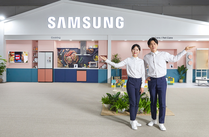 삼성전자가 2022 국제 IoT·가전·로봇박람회'에 참가했다. (사진=삼성전자 제공)