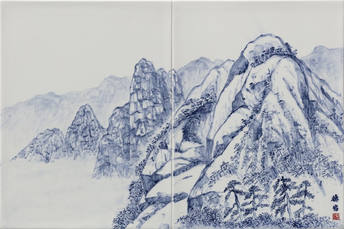 이선열, 설악, 2021. (사진=수원시립미술관 제공)