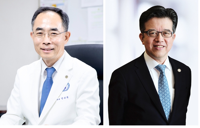 (왼쪽부터)아주대병원 한상욱, 서울대병원 양한광 교수. (사진=아주대병원 제공)