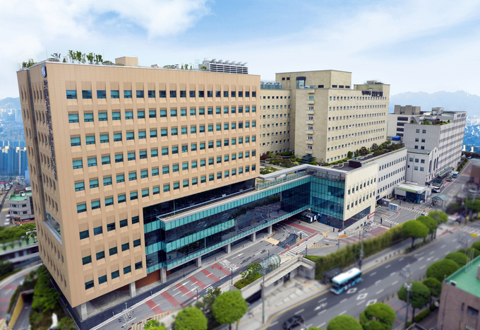 가톨릭대학교 성빈센트병원 전경.