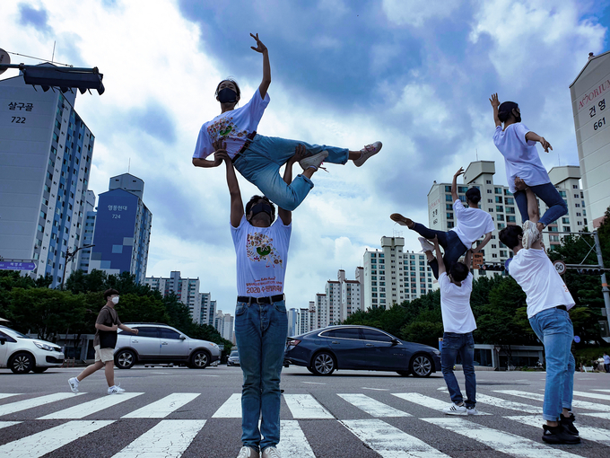 수원발레축제 '발레IN횡단보도' (사진=발레에스티피 협동조합 제공) 