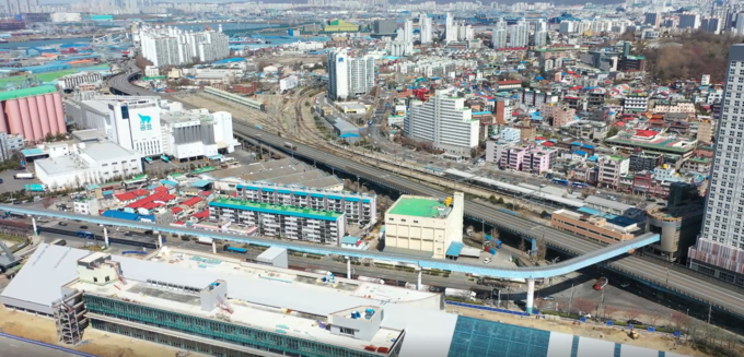 인천 중구 만석 우회고가교 모습. ( 사진 = 인천시 제공 )