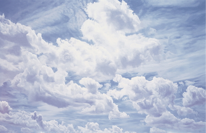 강운, '순수형태-심경(心輕)', 2005, 캔버스에 유채, 218.2×333.3cm, 경기도미술관 소장. (사진=수원시립미술관 제공)