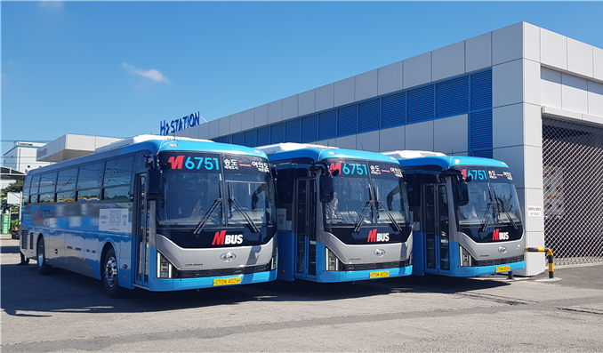 광역급행버스 M6751 모습. ( 사진 = 인천시 제공 )