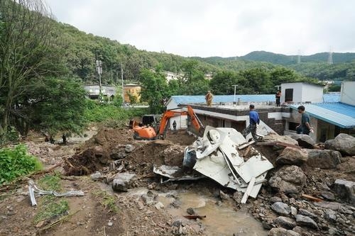 경기 광주지역 수해복구 작업 (사진=경기도 제공)