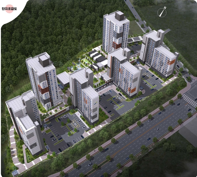 LH 오산세교2 A-6블록 단지조감도. (사진=LH 제공)