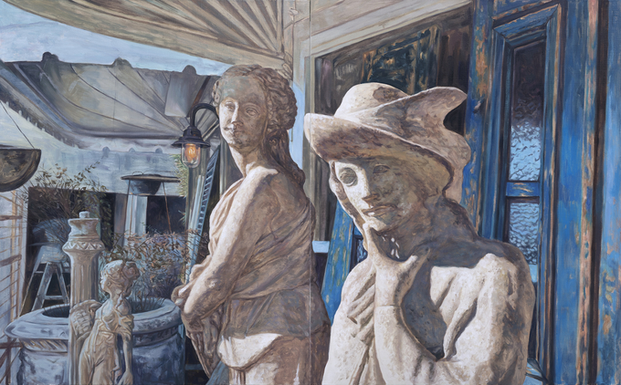'인상 풍경#3', oil on linen, 100×160.6㎝, 2022. (사진=영은미술관 제공)
