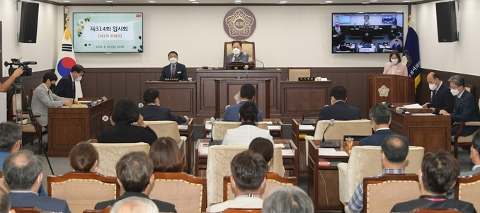 동두천시의회가 제314회 임시회를 개회했다.(사진=동두천시의회 제공)