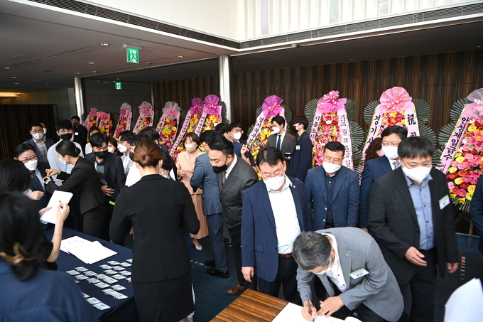 경기신문이 지난 26일 수원 팔달구 라마다호텔에서 창간 20주년 행사를 진행했다. (사진=오재우 기자)