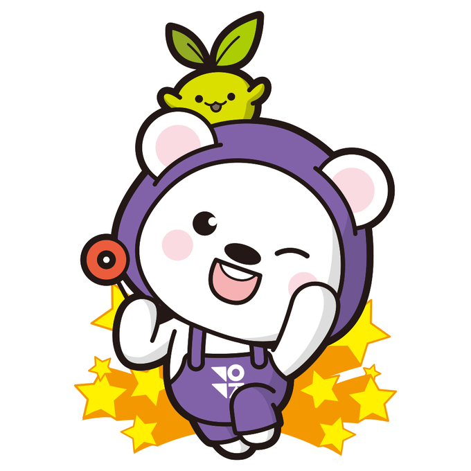 경기도여성가족재단 브랜드 캐릭터 평온이(아래)와 다온이(위). (사진=경기도여성가족재단 제공) 