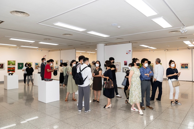 ‘2021 장애인창작아트페어’ 현장. (사진=2022 장애인창작아트페어 조직위원회 제공)