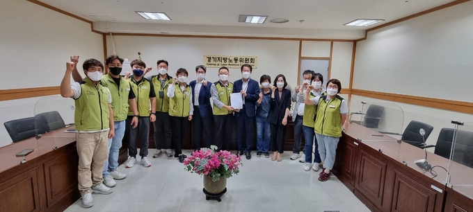 9월 1일 경기도와 경기도의료원 6개 병원 노조의 교섭이 극적으로 타결됐다. (사진=보건의료노조 제공)
