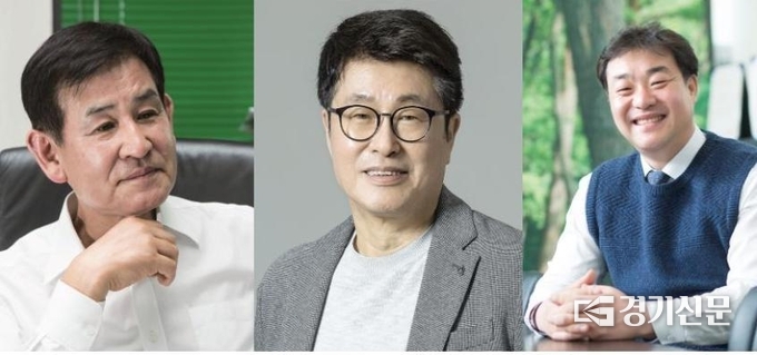 왼쪽부터 허문영 오토스윙 대표이사, 권인욱 피유시스 대표이사, 권오남 오엔 대표이사. (사진=중소기업중앙회 제공)