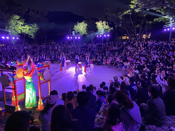추석 연분공연 현장 (사진=한국민속촌 제공)