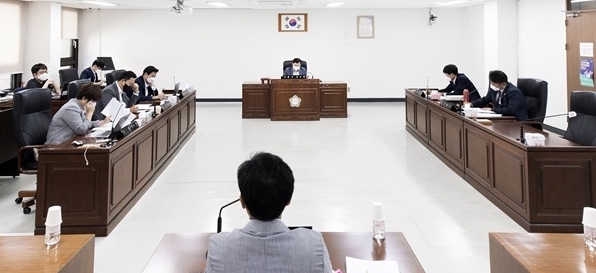  김포시의회 예산결산특별위원회가 열리고 있다. (사진=김포시의회 제공)