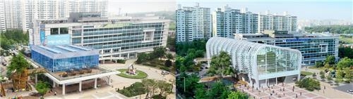 미니 식물원 조감도(왼쪽)와 버드파크 조감도(오른쪽) (사진=오산시 제공)