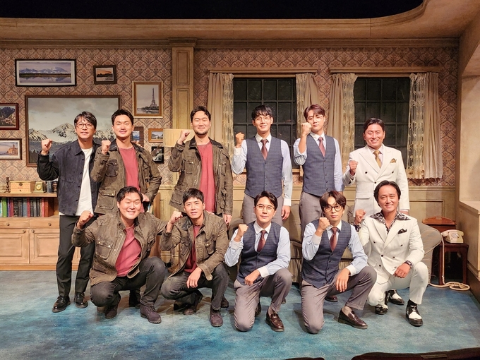 연극 트루웨스트 출연진. (사진=차민정 경기신문 수습기자)