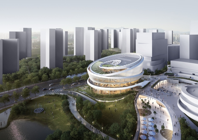 2024년 완공 목표인 경기도서관 조감도. (사진=경기도 제공)
