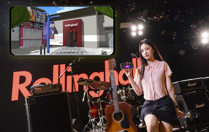 SKT는 메타버스 플랫폼 이프랜드에서 볼류메트릭 기술을 활용해 인디음악 등 다양한 장르의 음악을 즐길 수 있는 초실감 가상 콘서트 ‘메타홍대 뮤직투어’를 19일부터 25일까지 진행한다고 밝혔다. (사진=SK텔레콤 제공)
