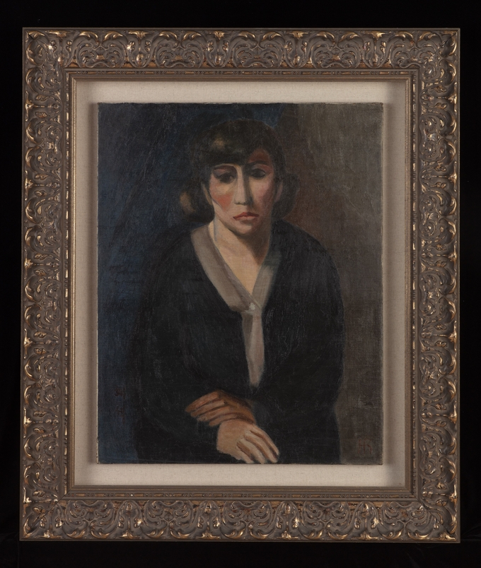 나혜석의 '자화상'(1928). (사진=수원시립미술관 제공)