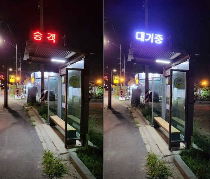 버스승차 알림시스템 모습. ( 사진 = 인천시 제공 )