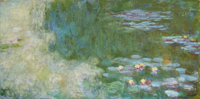 클로드 모네, 수련이 있는 연못, 1917-1920, 캔버스에 유채, 100x200.5㎝. (사진=국립현대미술관 제공)