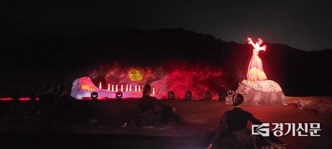 화적연 실경 공연 공연 장면. (사진=문석완 기자)