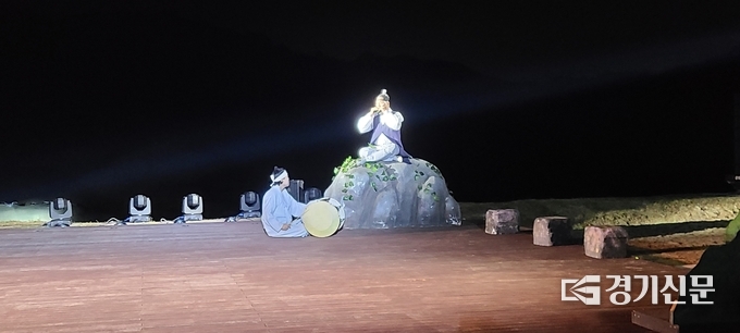 화적연 실경 공연 공연 장면. (사진=문석완 기자)