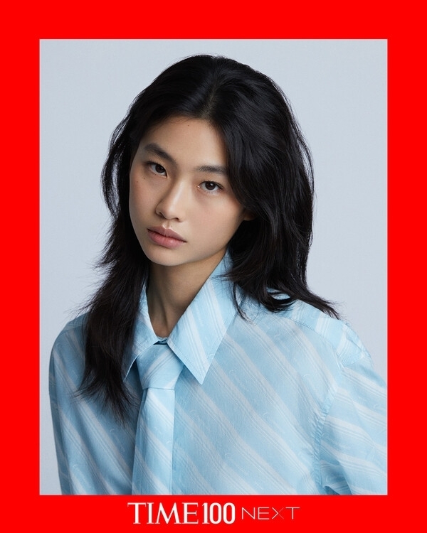 모델 겸 배우 정호연. (사진=타임 누리집 갈무리)
