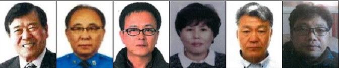 사진 왼쪽부터 문화예술 김만종, 교육체육 김성태, 사회봉사 조돈수, 환경 박정희, 산업경제 이동수,지역안정 신선수씨,(사진=가평군 제공)