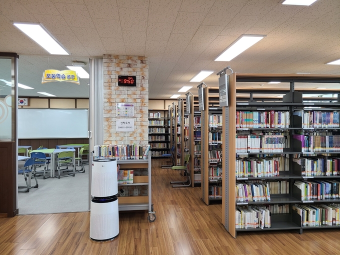  남양주마석중학교 하늘마루 도서관. (사진=남양주마석중학교 제공)