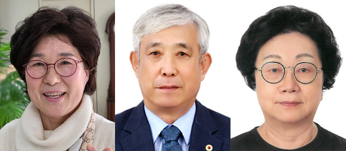 과천시 시민대상 수상자 윤혜자 씨, 강신태 씨, 김지숙 씨.(사진=과천시 제공)