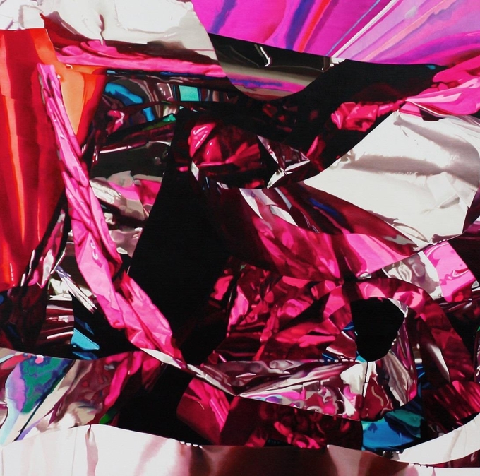 임정은, 'Firecracker68', 91×91㎝, Oil on Canvas, 2022. (사진=갤러리박영 제공)